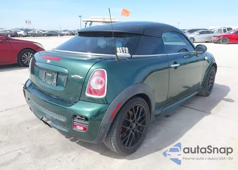 2013 Mini Coupe John Cooper Works z USA, uszkodzony, nr VIN WMWSX9C58DT655136